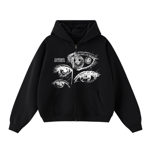 PERSPECTIVE DOUBLE ZIP UP (460 GSM)