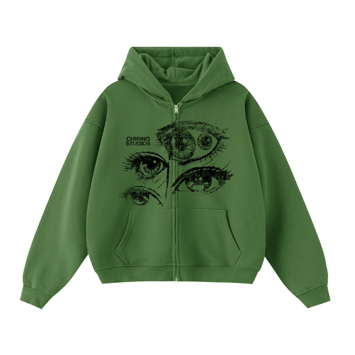 PERSPECTIVE DOUBLE ZIP UP (460 GSM)