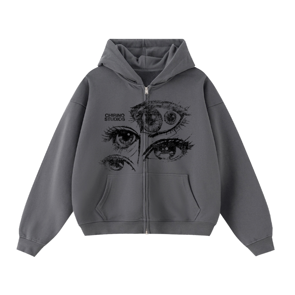 PERSPECTIVE DOUBLE ZIP UP (460 GSM)