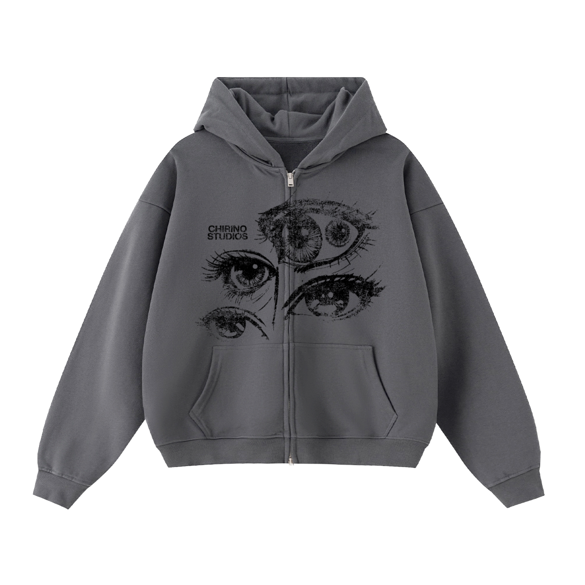PERSPECTIVE DOUBLE ZIP UP (460 GSM)
