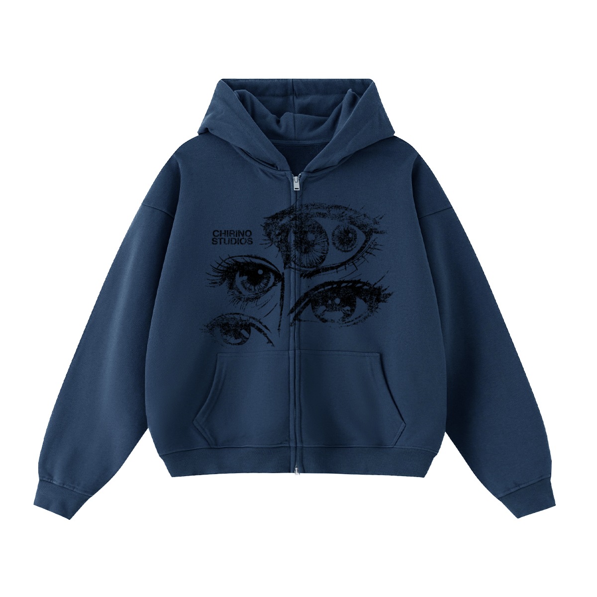 PERSPECTIVE DOUBLE ZIP UP (460 GSM)