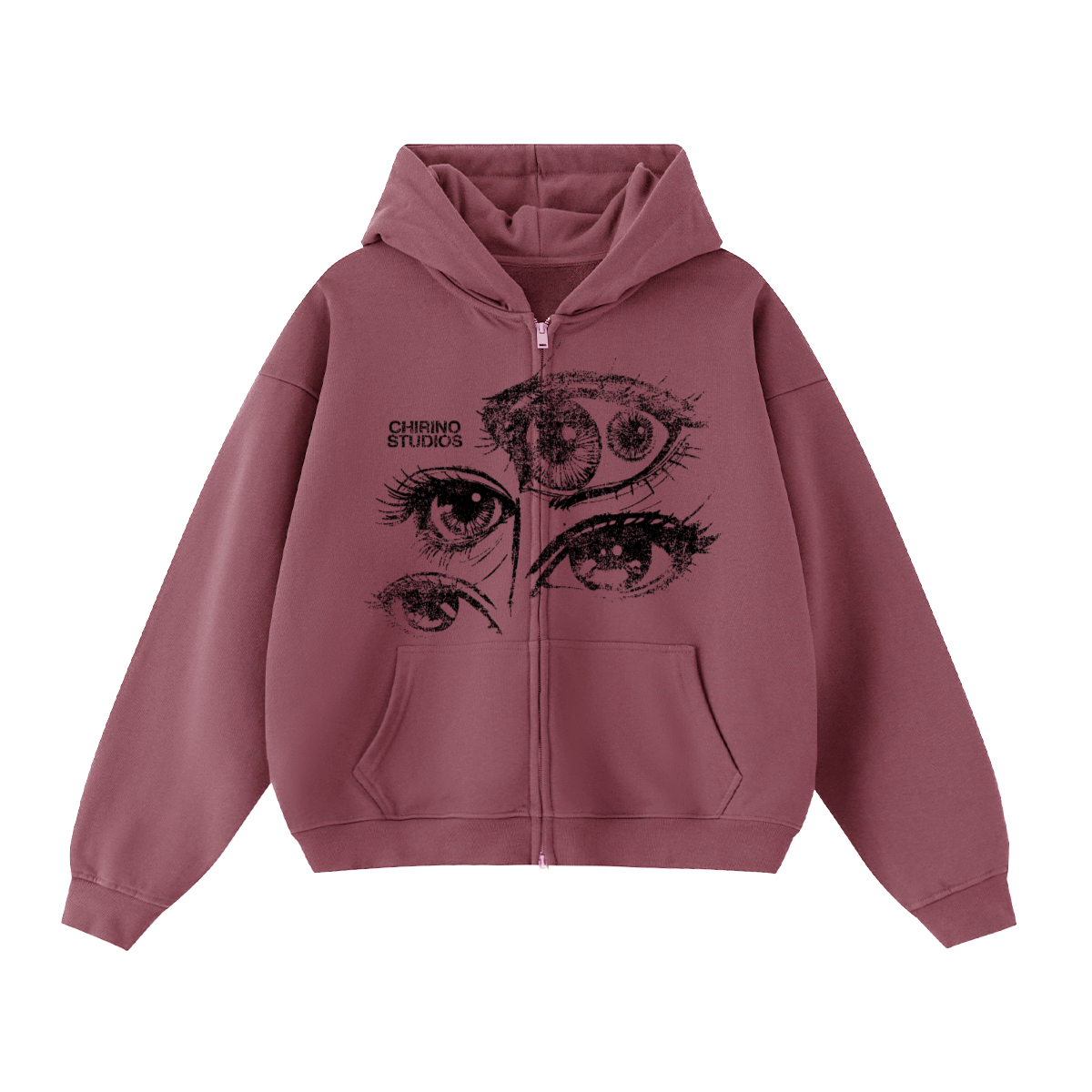 PERSPECTIVE DOUBLE ZIP UP (460 GSM)