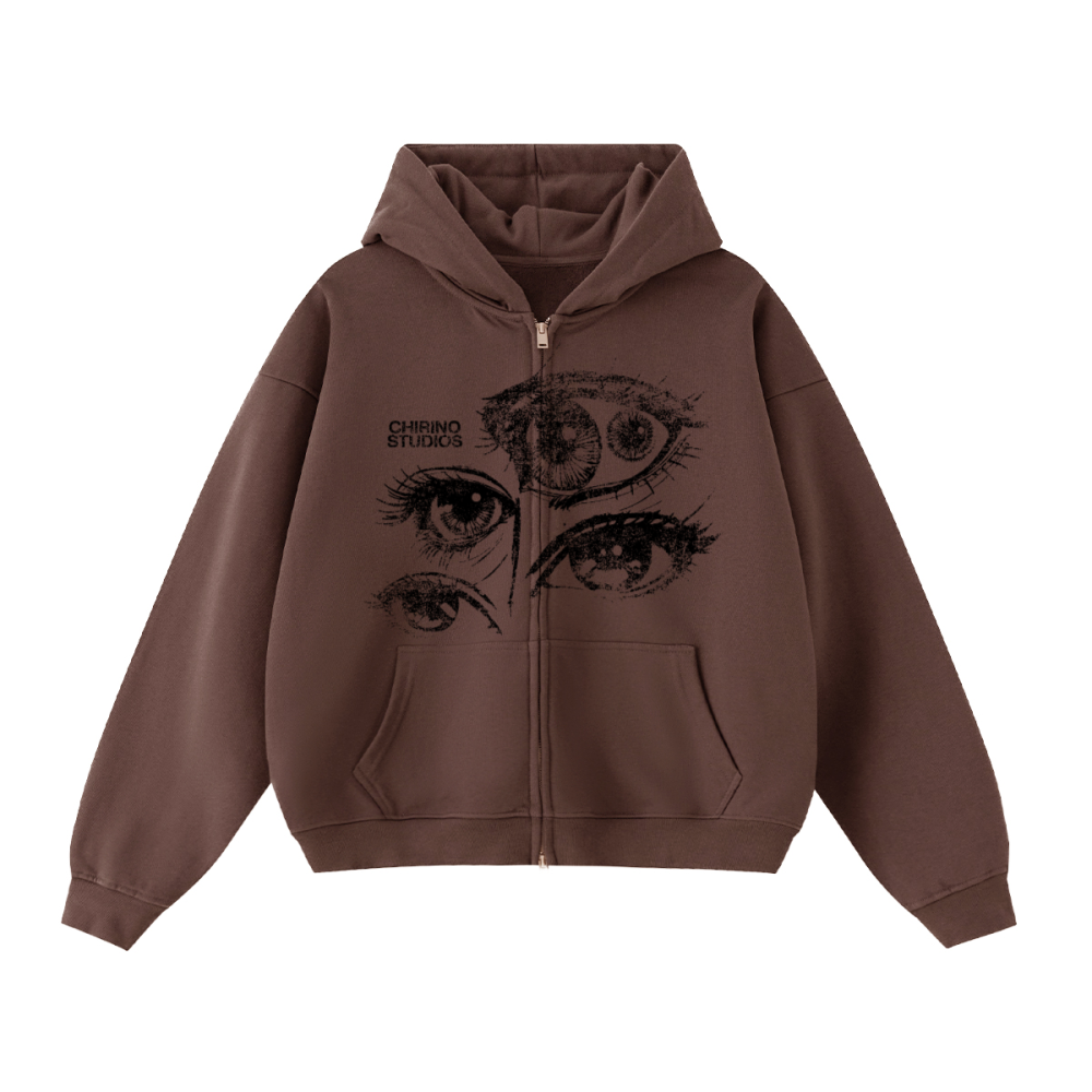 PERSPECTIVE DOUBLE ZIP UP (460 GSM)