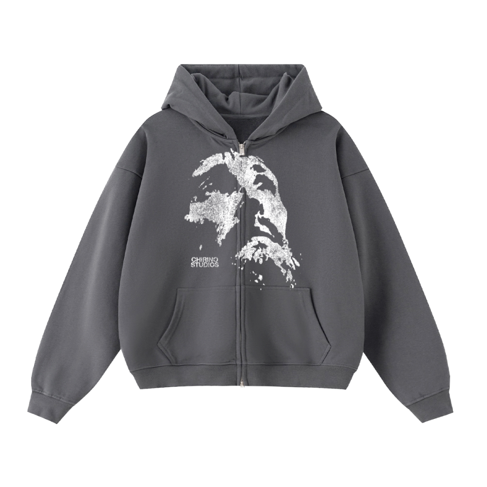 THE REDEEMER DOUBLE ZIP UP (460 GSM)