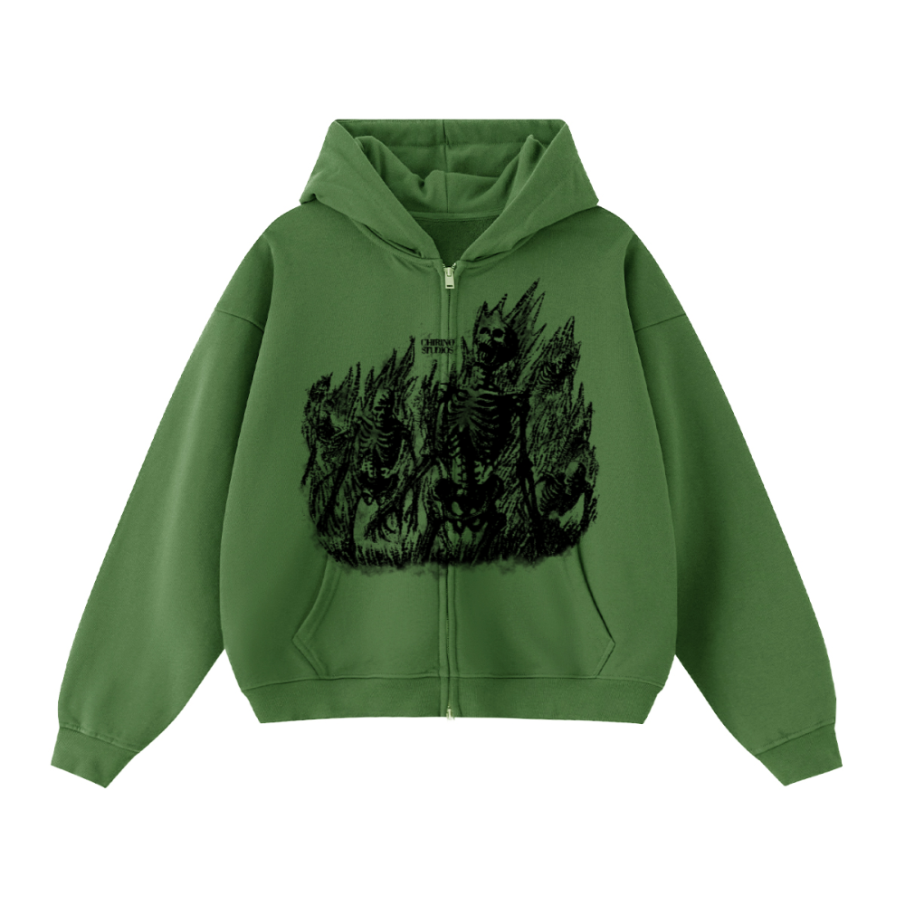 FATE DOUBLE ZIP UP (460 GSM)