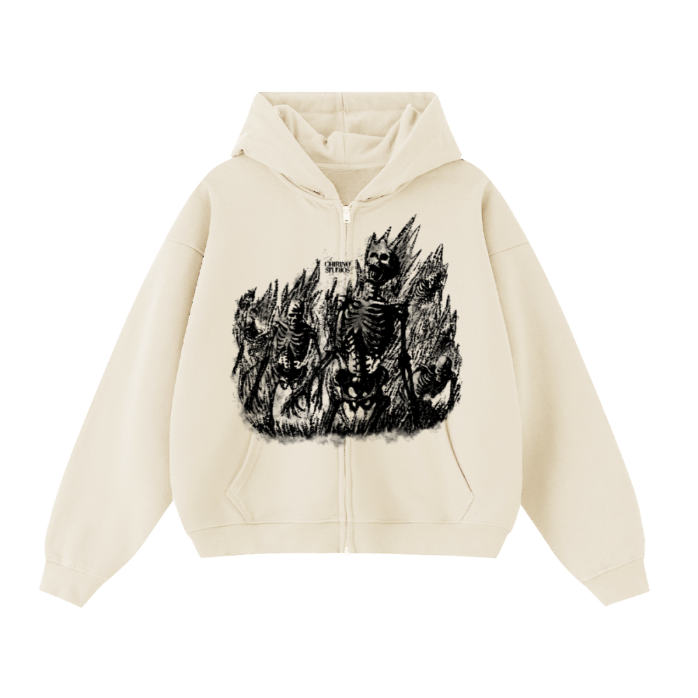 FATE DOUBLE ZIP UP (460 GSM)