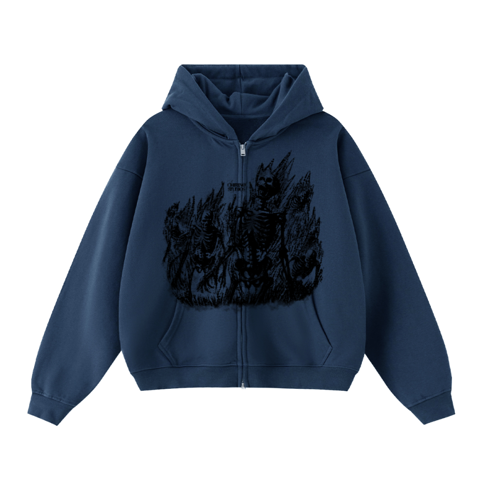 FATE DOUBLE ZIP UP (460 GSM)