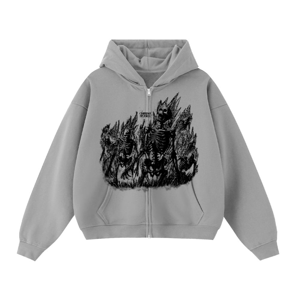 FATE DOUBLE ZIP UP (460 GSM)