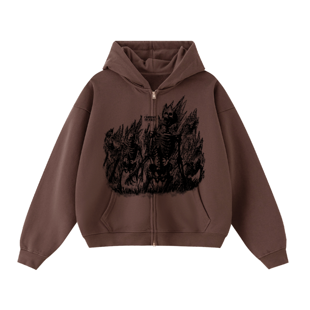 FATE DOUBLE ZIP UP (460 GSM)