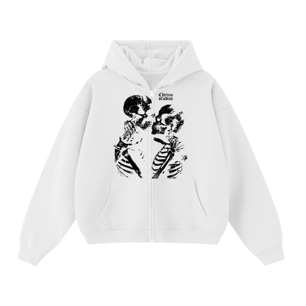 TIL DEATH DO US APART DOUBLE ZIP UP (460 GSM)