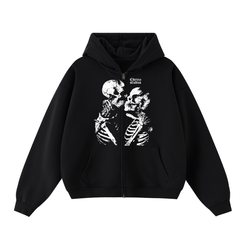 TIL DEATH DO US APART DOUBLE ZIP UP (460 GSM)