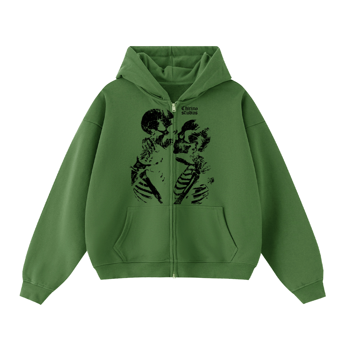 TIL DEATH DO US APART DOUBLE ZIP UP (460 GSM)