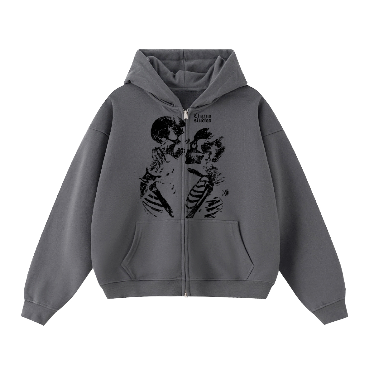 TIL DEATH DO US APART DOUBLE ZIP UP (460 GSM)