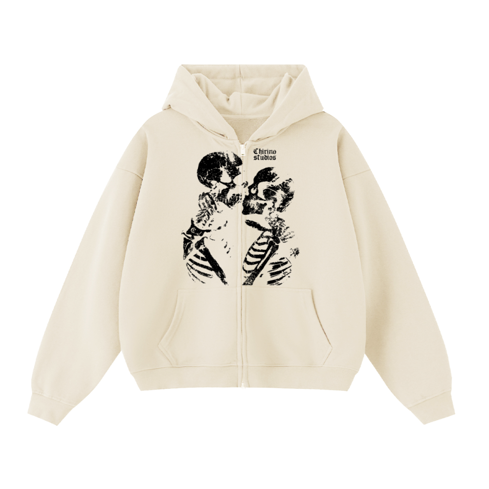 TIL DEATH DO US APART DOUBLE ZIP UP (460 GSM)