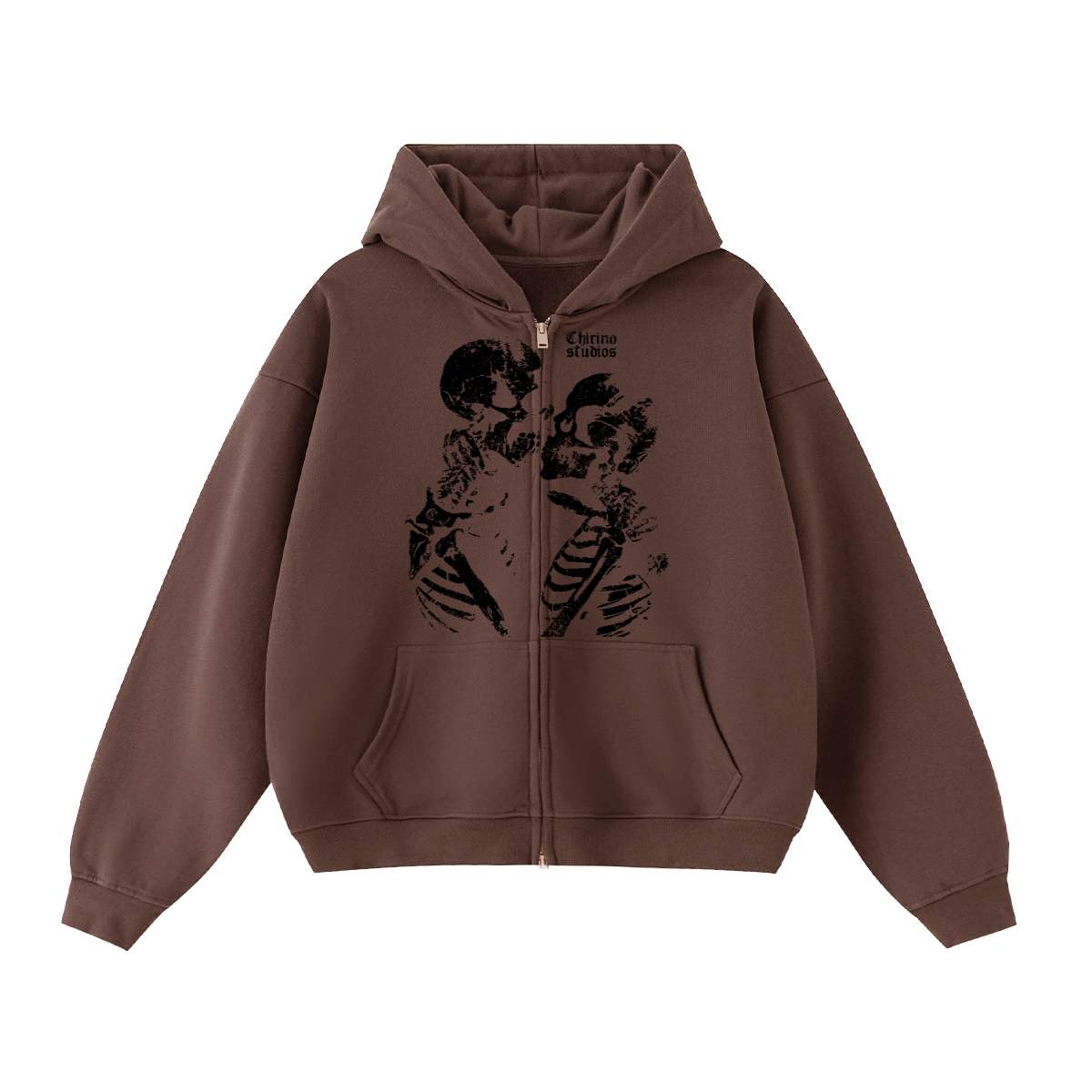 TIL DEATH DO US APART DOUBLE ZIP UP (460 GSM)