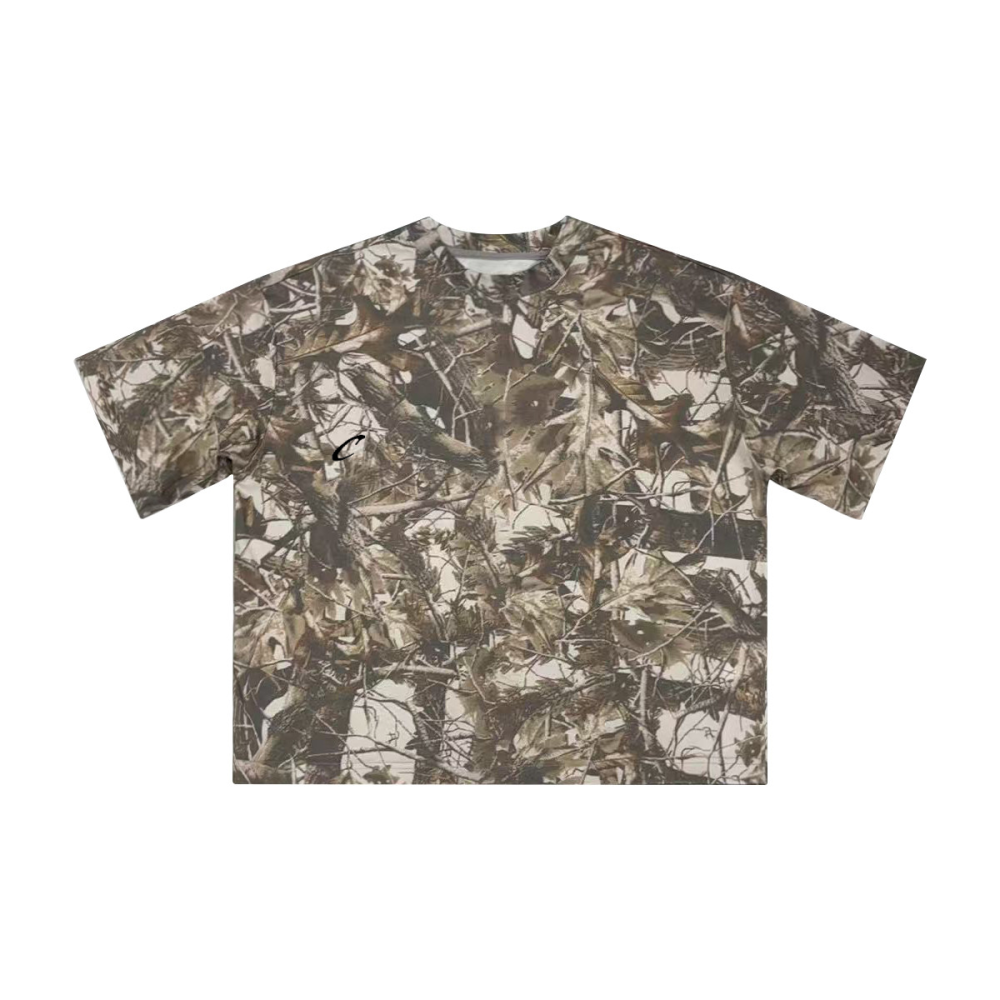 CHIRINO FRENCH TERRY CAMO TEE（250GSM）
