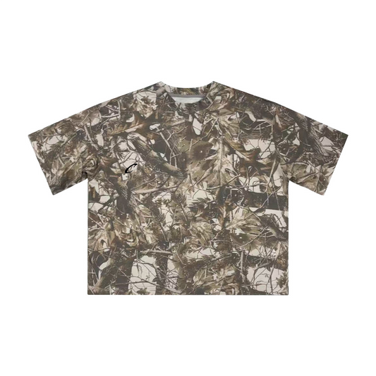 CHIRINO FRENCH TERRY CAMO TEE（250GSM）