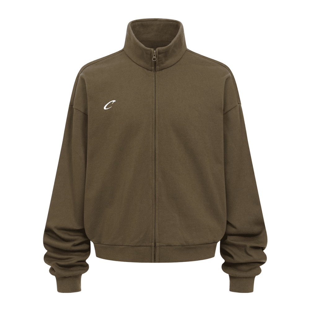 CHIRINO COLLARED ZIP UP（410GSM）
